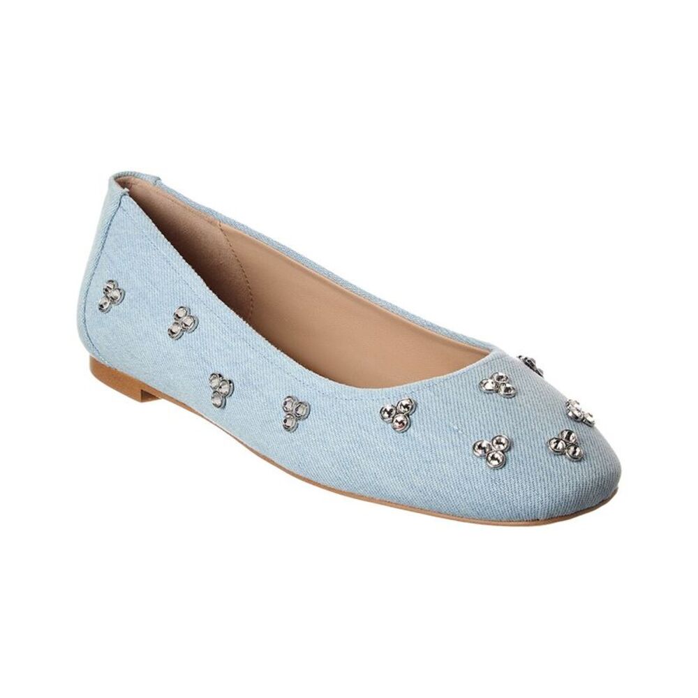 Stuart Weitzman Tammy Denim Ballet Flat, Blue